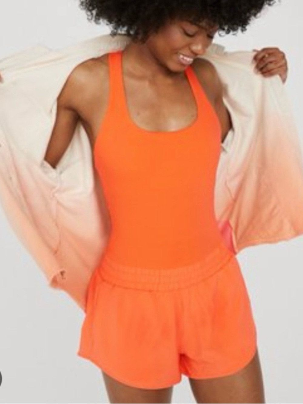OFFLINE by Aerie Real Me Hot
Stuff Romper Medium Orange
